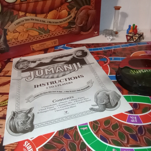 Jumanji Game 100% Complete Classic Adventure Board Family Game - Picture 7 of 13